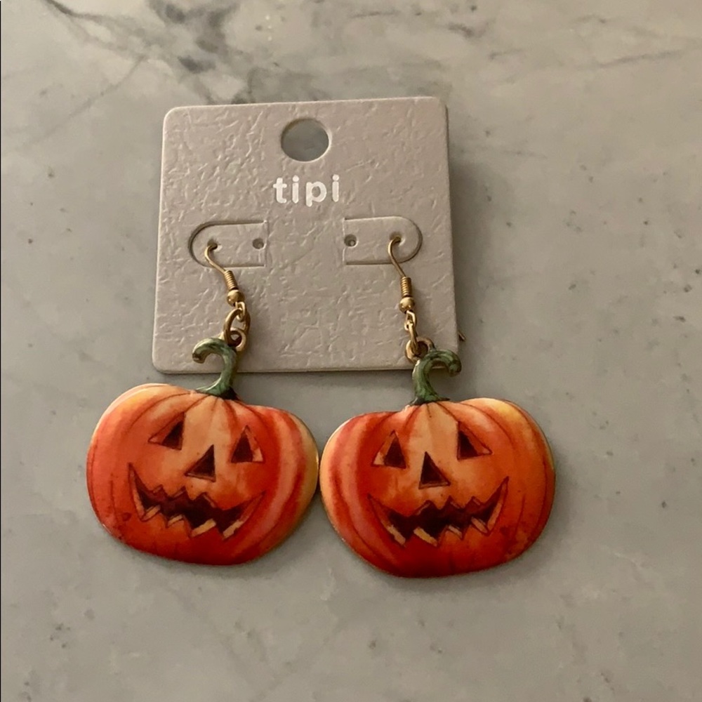 Halloween Pumpkin Earrings